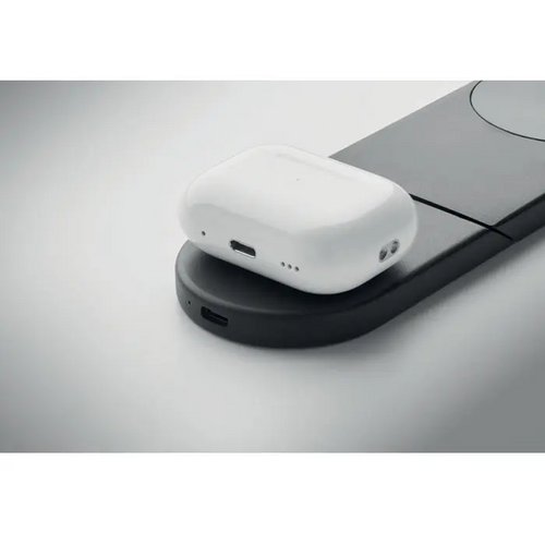 Opvouwbare 3-in-1 lader 15w Elasti zwart