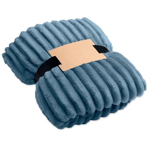 Rpet fleece deken met patroon Nieve petrol