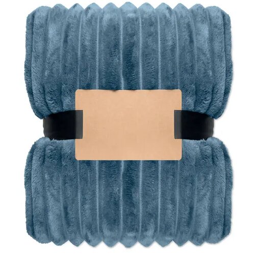Rpet fleece deken met patroon Nieve petrol
