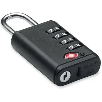 Tsa 4-cijferig combinatieslot Lock zwart Tsa 4-cijferig combinatieslot Lock zwart