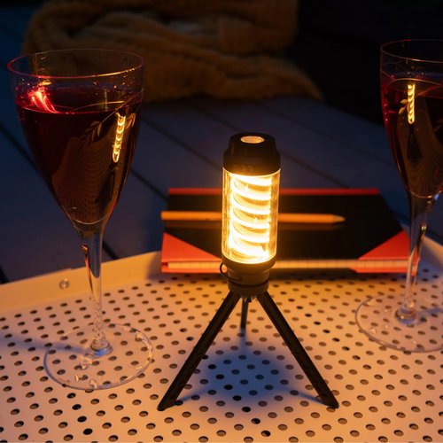 Aqiila Lightbird G1 Camping lamp en Zaklamp zwart