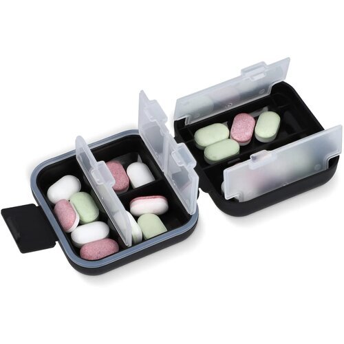 Compacte Pillendoos zwart