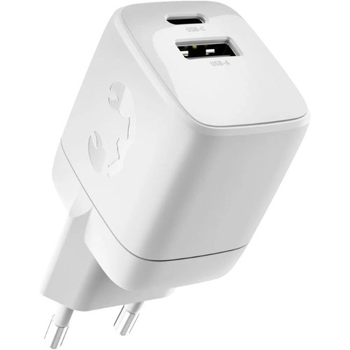 Fresh 'n Rebel 30W Snellader GaN USB-C &amp; USB-A licht grijs