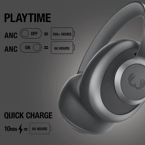 Fresh 'n Rebel Clam Ace 2 Over-Ear ANC Koptelefoon donker grijs