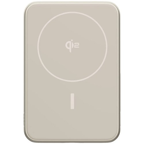 Fresh 'n Rebel Draadloze Powerbank 10000mAh Geschikt voor MagSafe beige