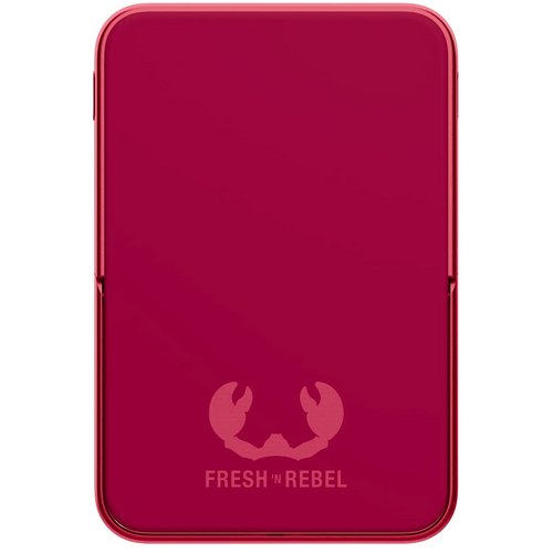 Fresh 'n Rebel Draadloze Powerbank 10000mAh Geschikt voor MagSafe rood