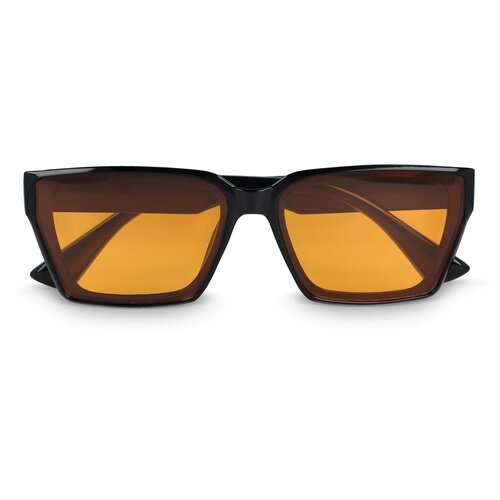 Mila Zonnebril UV400 zwart / oranje