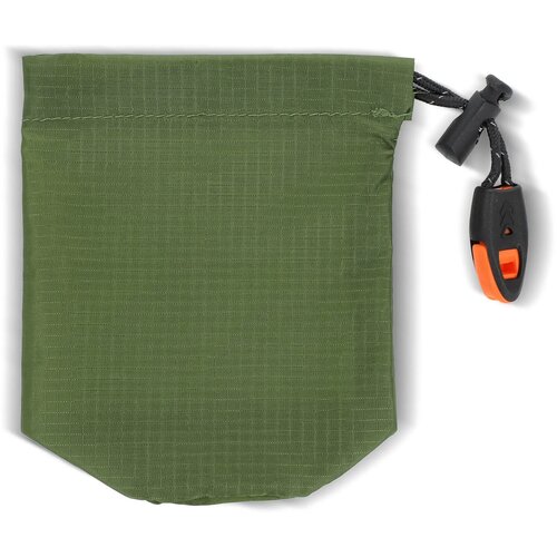 Outdoor Survival 2-in-1 thermische poncho dried green