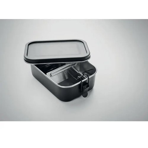 Rvs lunchbox 750ml Chan lunchbox colour zwart