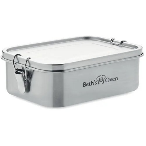 Rvs lunchbox 1200ml Sao mat zilver