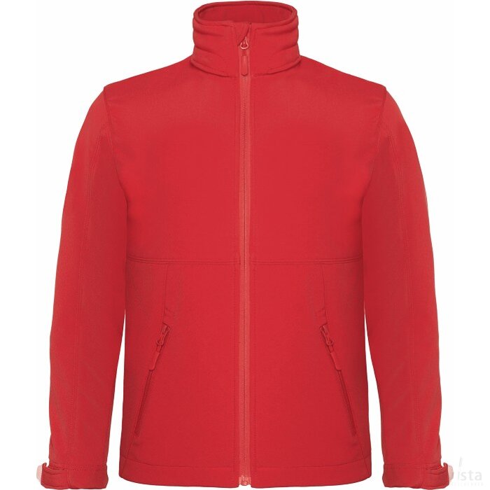 Hooded Softshell Kids Red