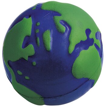 Stressbal Wereldbol Blauw