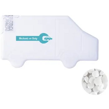 Vrachtwagen mintdispenser met ca. 8 gr. mintjes Vrachtwagen mintdispenser met ca. 8 gr. mintjes