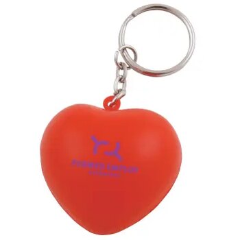 Anti-stress met sleutelhanger hart