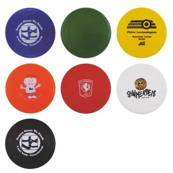 Frisbee 21 cm. met ringen blauw Frisbee 21 cm. met ringen blauw