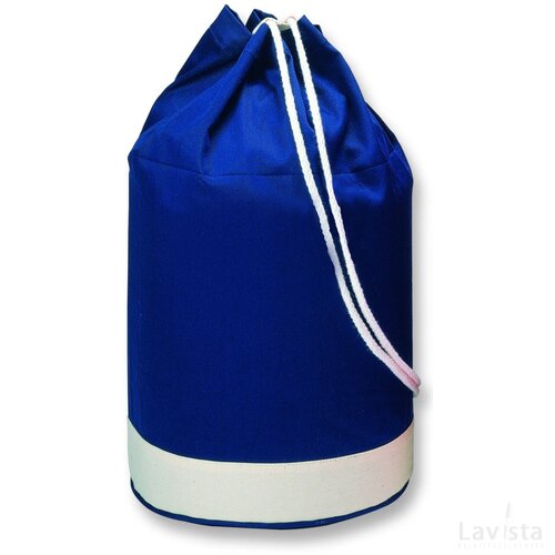 Katoenen strandtas Yatch blauw