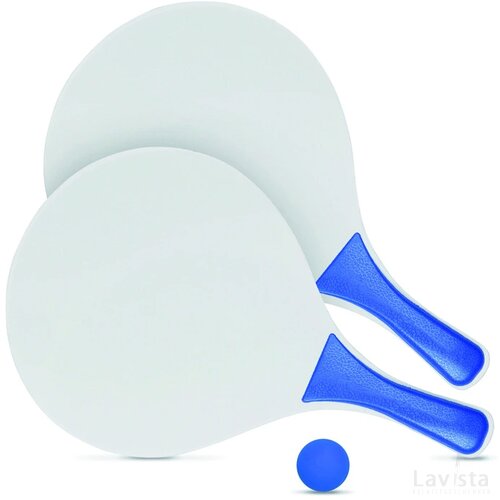 Tennisset voor op het strand Match blauw