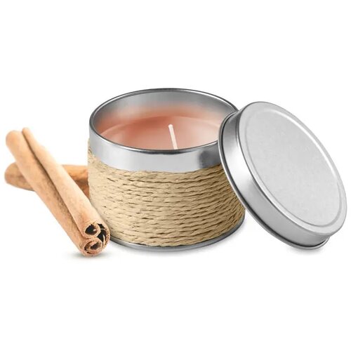 Geurkaars in blikje Delicious beige
