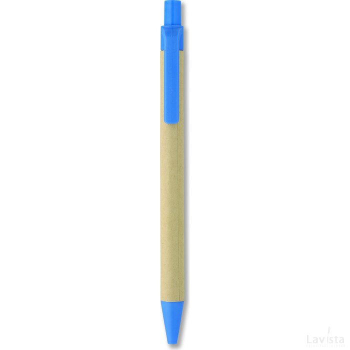Balpen van papier/maïs Cartoon blauw