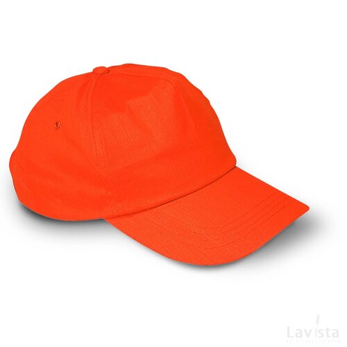 Baseball cap met sluiting Glop cap oranje