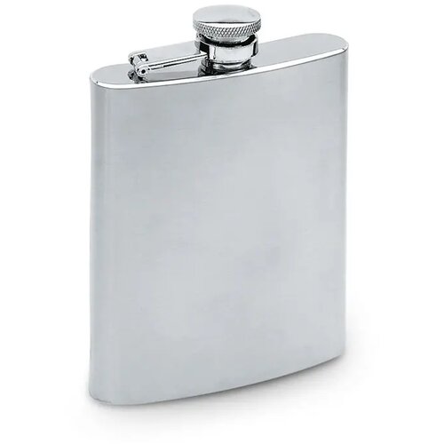 Heupfles 200 ml Slimmy flask mat zilver