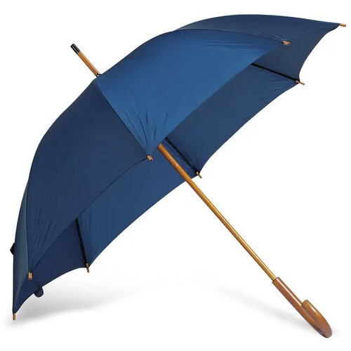 Paraplu met houten handvat Cala blauw