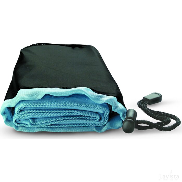 Sporthanddoekje in nylon zakje Drye blauw