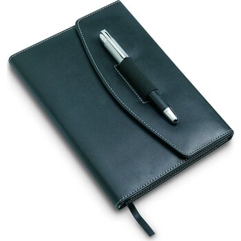 A5 schrijfmap met pen Nova zwart