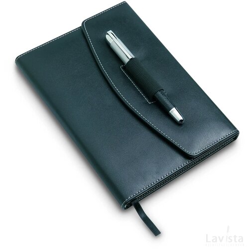 A5 schrijfmap met pen Nova zwart