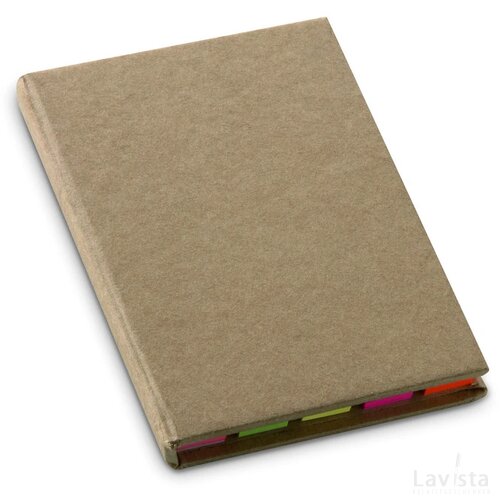 Gerecycled memoblokje Recyclo beige