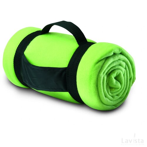 Fleece deken Stavenger limoen