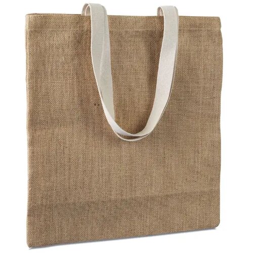 Jute boodschappentas Juhu beige