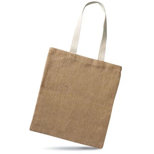 Jute boodschappentas Juhu beige
