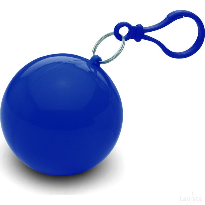 Poncho in kunststof bal Nimbus blauw