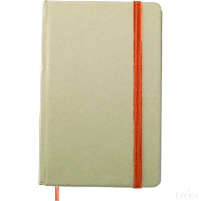 Notitieboekje, gerecycled Evernote oranje