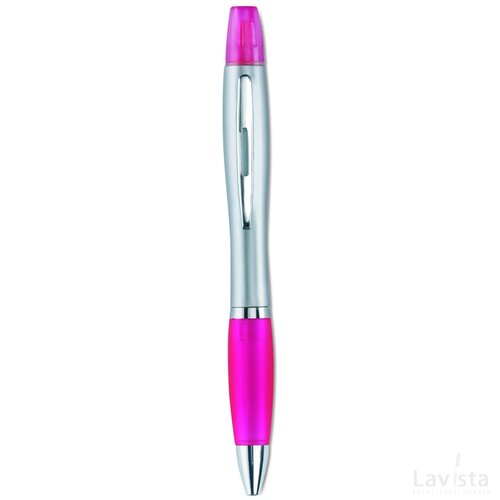 2-in-1 balpen Rio duo fuchsia