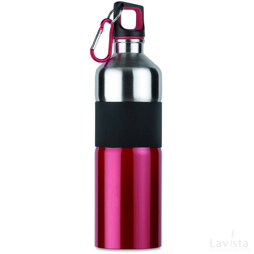 Tweekleurige drinkfles 750 ml Tenere rood