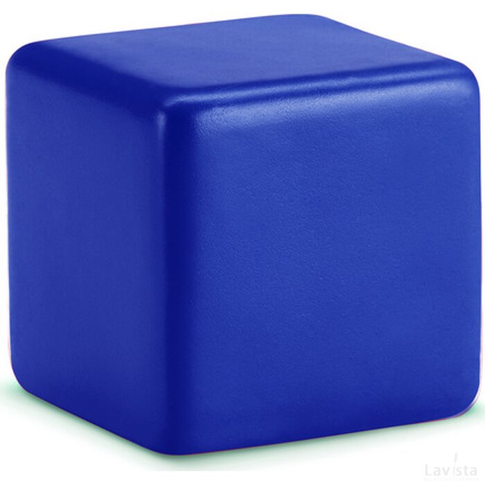 Anti-stress vierkant Squarax blauw