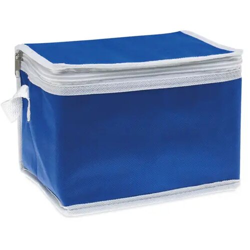 Koeltas voor 6 blikjes Promocool blauw