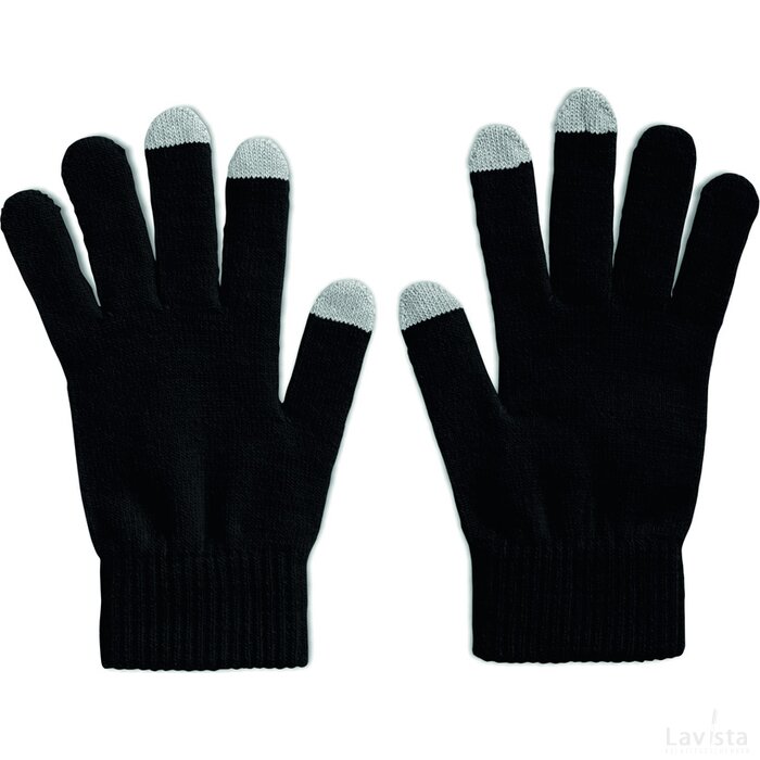 ontrouw Armstrong Schuine streep Handschoenen voor smartphones Tacto zwart