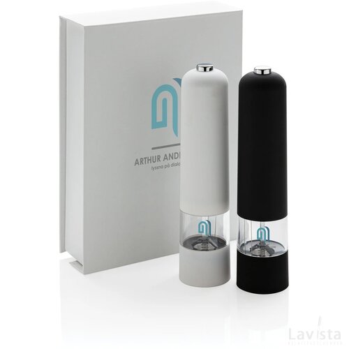 Converse elektrische peper & zout set wit, zwart