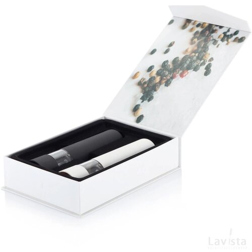 Converse elektrische peper & zout set wit, zwart