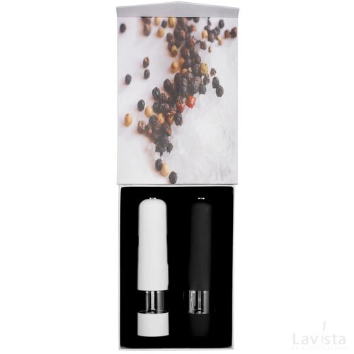 Converse elektrische peper & zout set wit, zwart