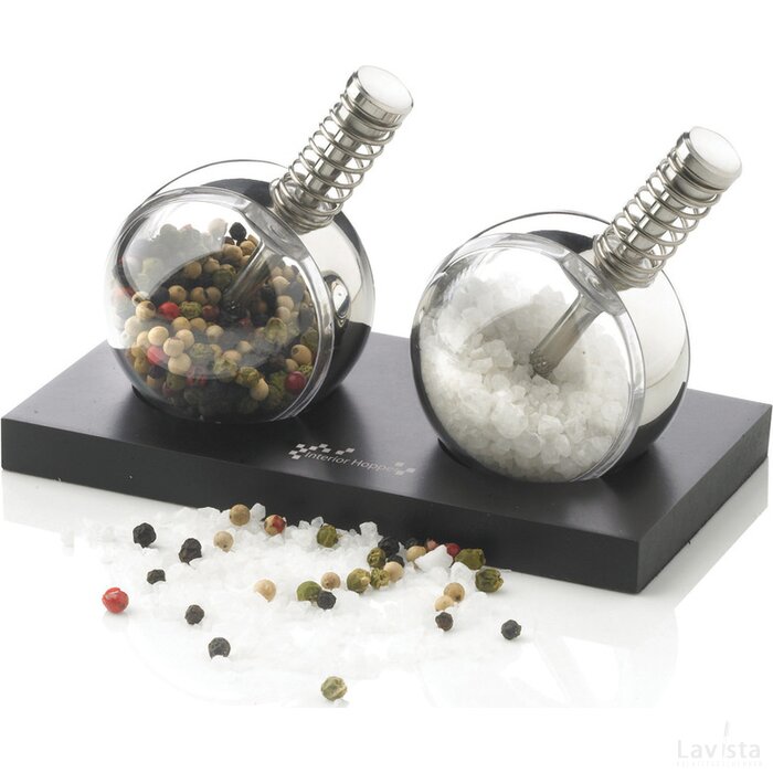 Planet peper & zout set zwart