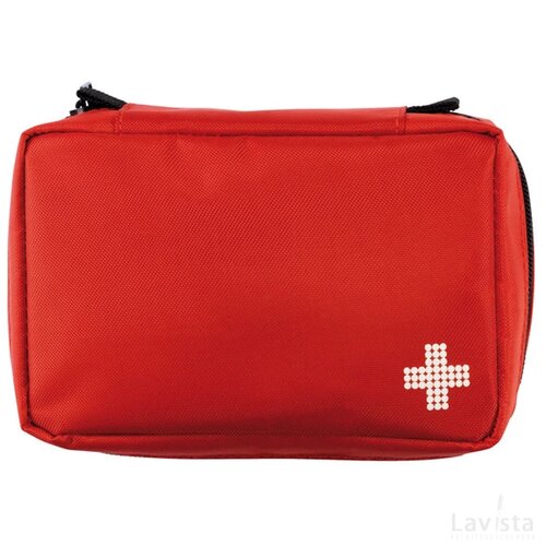 Verzendbare eerste hulp set rood