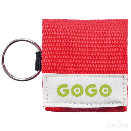 Eerste hulp beademingsmasker rood