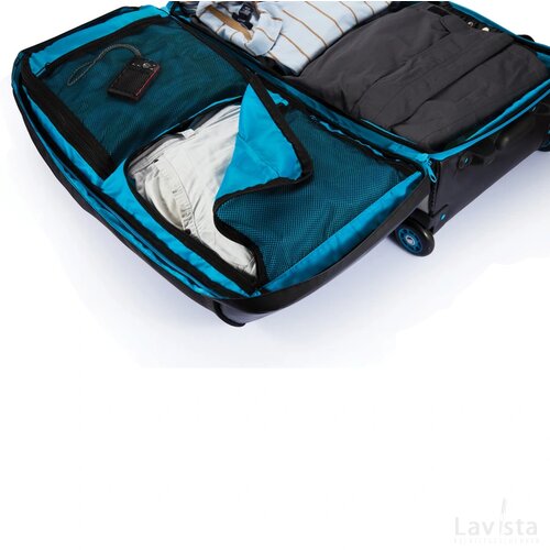 Grote adventure trolley blauw, zwart