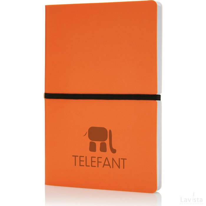 Deluxe softcover A5 notitieboek oranje