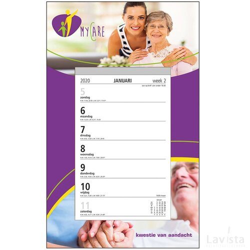 Weekblokkalender full colour
