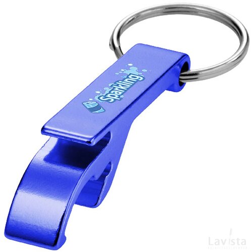 Sleutelhanger met fles- en blikopener Blauw